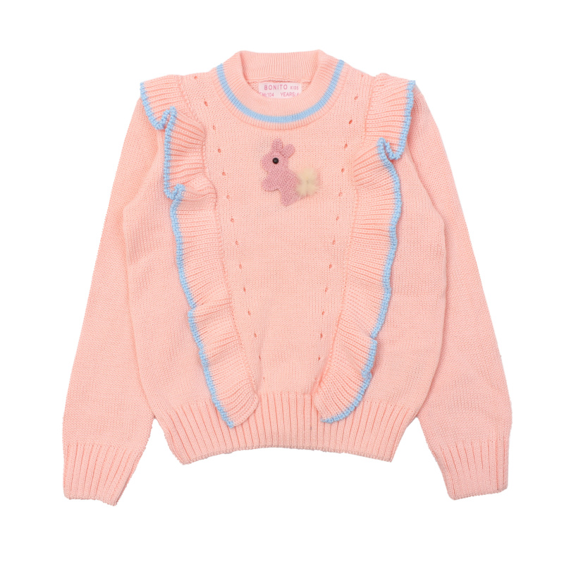 картинка ЧЗ Джемпер для девочки 2-6 лет. BONITO KIDS/OP1537(ЧЗ)/уп.3шт./меш.225шт. от BonitoKids