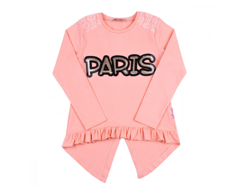 картинка ЧЗ Туника для девочки 5-8 лет 92% хлопок, 8% лайкра BONITO KIDS/BK981K(ЧЗ)/уп.4шт./меш.440шт. от BonitoKids