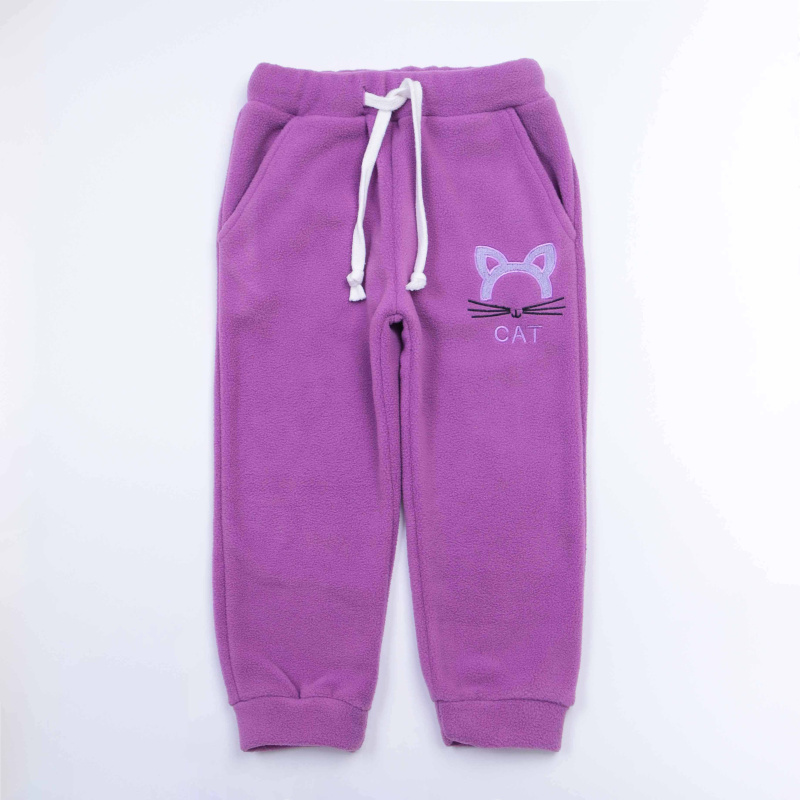 картинка ЧЗ Брюки для девочки, 2-5 лет, 100% полиэстер, BONITO KIDS/OP1885(ЧЗ)/уп.4шт./меш.112шт. от BonitoKids