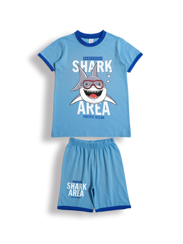 картинка БГ_ЧЗ Комплект для мальчиков (футболка и шорты) 5-8 лет 100% хлопок BONITO KIDS/BK0005M(12-24)(ЧЗ)/уп.4шт./меш.400шт. от BonitoKids