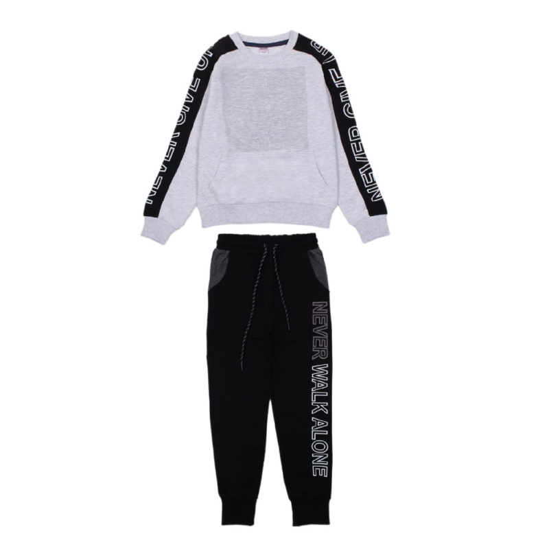 картинка ЧЗ_Комплект для детей (свитшот,трико), 8-12 лет, 65% хлопок, 27% полиэстер, 8% эластан, BONITO KIDS/OP1218(ЧЗ)/уп.5шт./меш.100шт. от BonitoKids