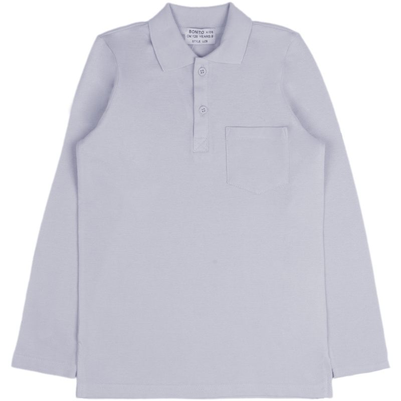 картинка ЧЗ Рубашка для мальчика 8-12 лет 100% хлопок BONITO KIDS /OP1475(ЧЗ)/уп.5шт./меш.260шт. от BonitoKids