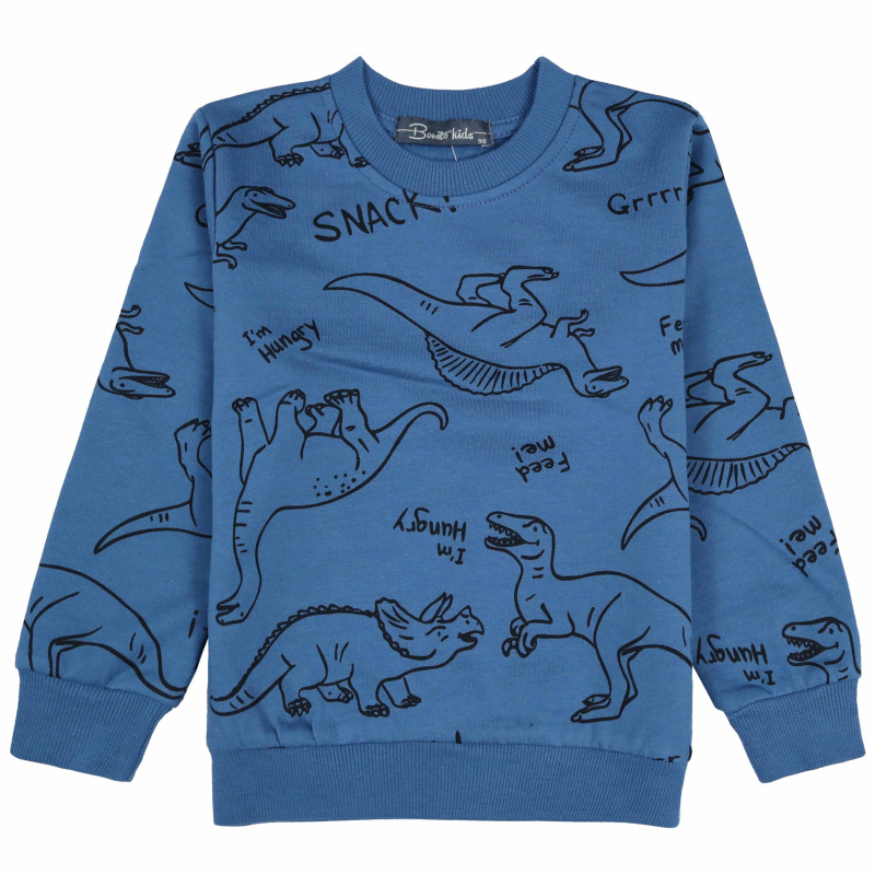 картинка БГ_ЧЗ Свитшот для мальчика 3-7 лет BONITO KIDS/BK1518T(07-24)(ЧЗ)/уп.5шт./меш.300шт. от BonitoKids