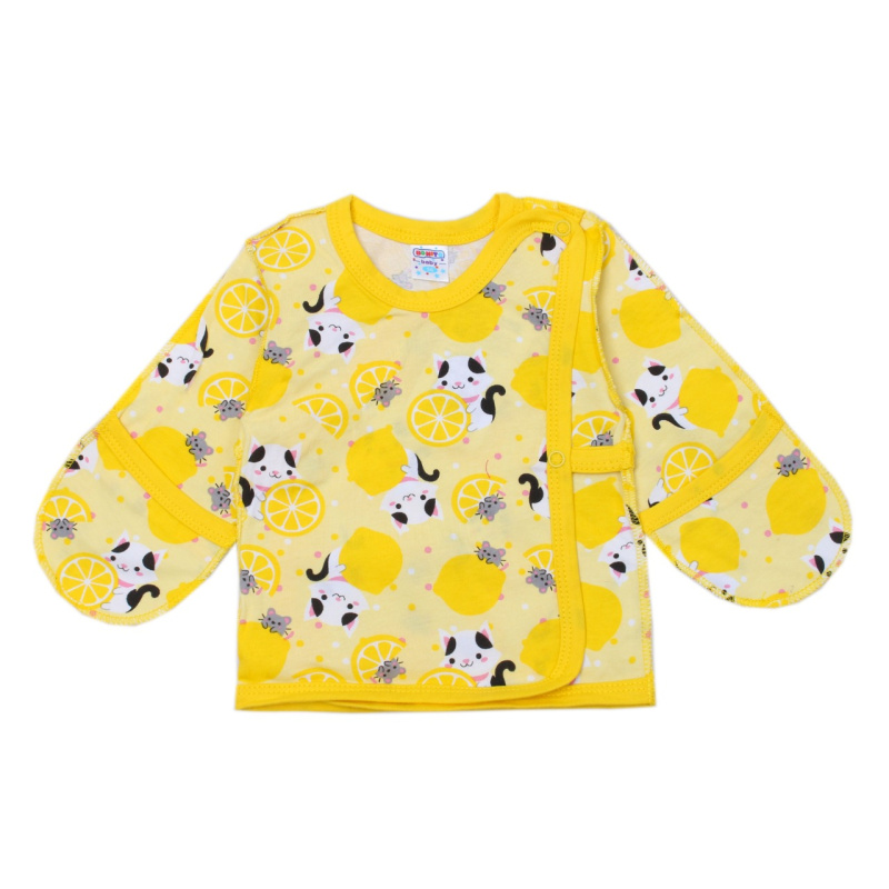 картинка ЧЗ Распашонка для новорожденных 56-62 см 100% хб BONITO KIDS/OP1372/уп.8шт./меш.880шт. от BonitoKids