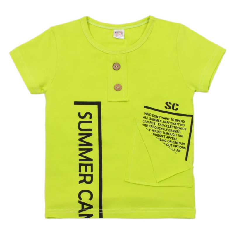 картинка БГ_ЧЗ Футболка для мальчика 2-6 лет 95% хлопок, 5% эластан BONITO KIDS/OP1425/уп.5шт./меш.600шт. от BonitoKids