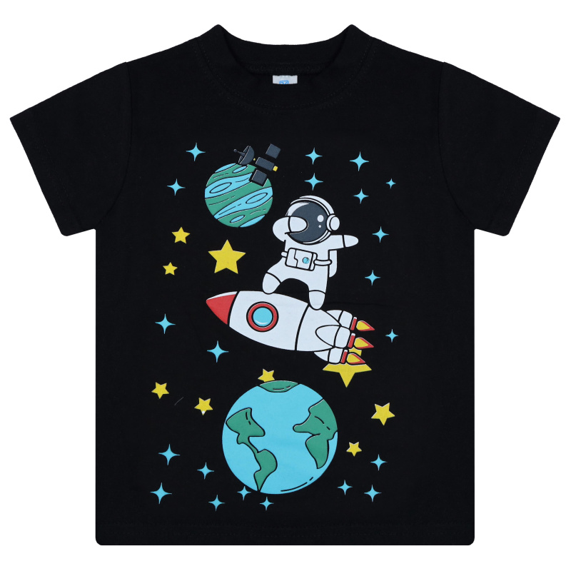 картинка БГ_ЧЗ Футболка для мальчика, 1,5-4 лет, 100% хлопок, BONITO KIDS/BK0001M(11-25)(ЧЗ)/уп.4шт./меш.800шт. от BonitoKids