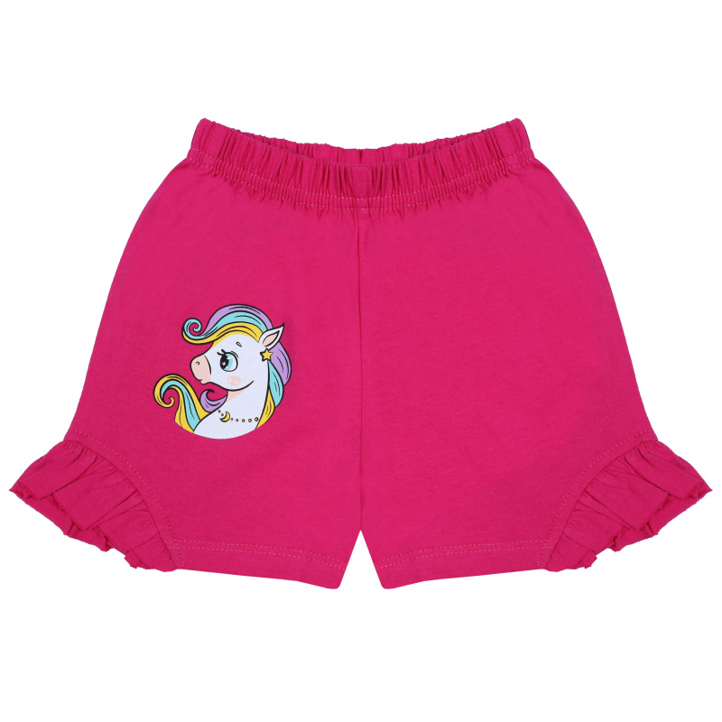 картинка БГ_ЧЗ Шорты для девочки 3-7 лет 100% хлопок BONITO KIDS/BK0103SHD(06-24)(ЧЗ)/уп.5шт./меш.800шт. от BonitoKids