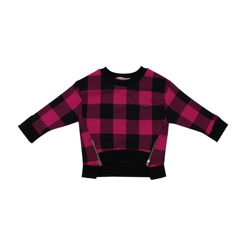 картинка ЧЗ Кофта для девочки 2-5 лет. 92% хлопок 8% лайкра BONITO KIDS/BK1150K(ЧЗ)/уп.4шт./меш.500шт. от BonitoKids