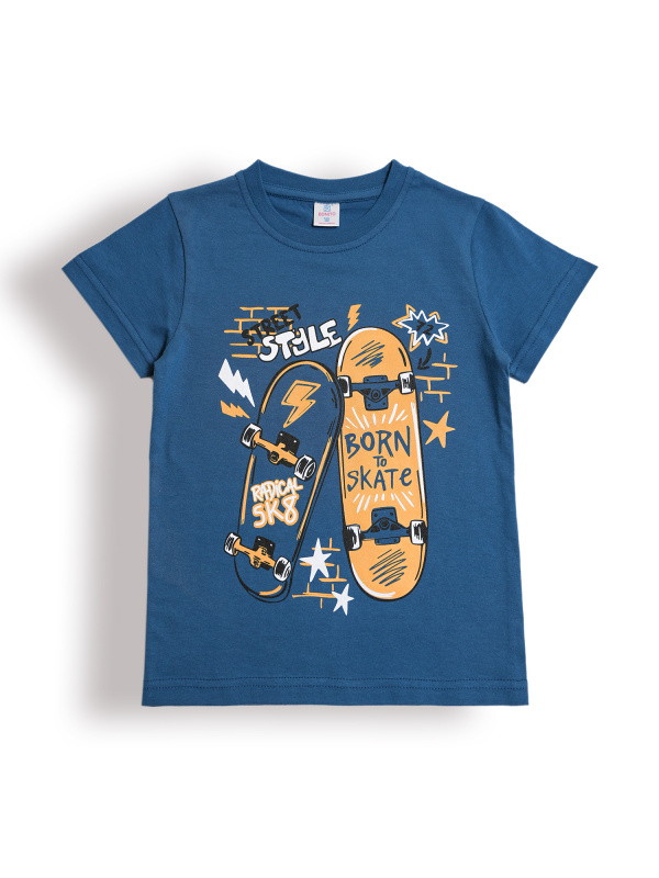 картинка БГ_ЧЗ Футболка для мальчика, 5-8 лет, 100% хлопок, BONITO KIDS/BK0002M(02-25)(ЧЗ)/уп.4шт./меш.700шт. от BonitoKids