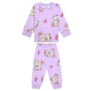 картинка БГ Пижама для девочки 2-6 лет BONITO KIDS/BK0920PJD09-24/уп.5шт./меш.200шт. от BonitoKids