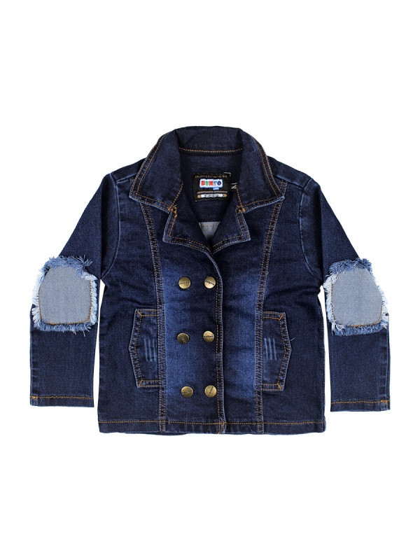 картинка ЧЗ Пиджак для девочки 3-7 лет 80% хлопок, 20% пэ BONITO KIDS/OP750П(ЧЗ)/уп.5шт./меш.125шт. от BonitoKids