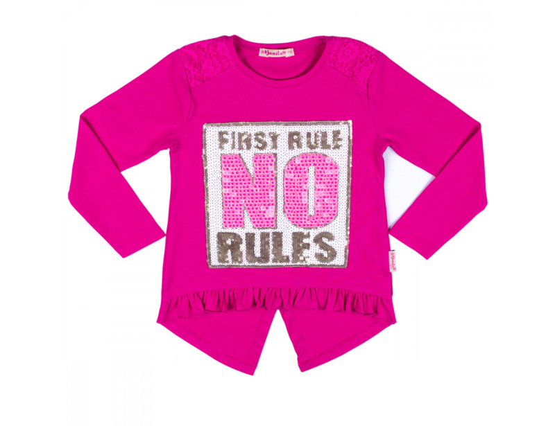 картинка ЧЗ Туника для девочки 5-8 лет 92% хлопок, 8% лайкра BONITO KIDS/BK981K(ЧЗ)/уп.4шт./меш.440шт. от BonitoKids