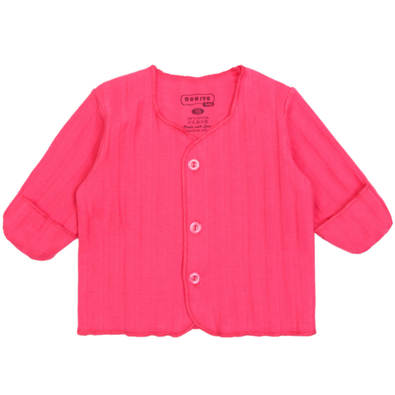 картинка ЧЗ Распашонка для новорожденных. 56-62 100% хлопок BONITO KIDS/OP1725/уп.6шт./меш.1128 шт. от BonitoKids