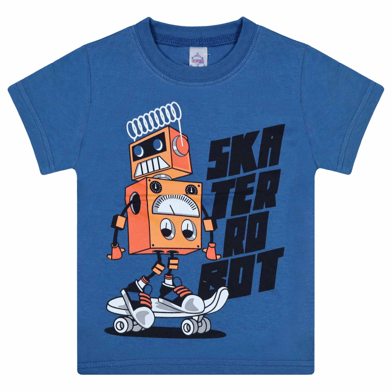 картинка БГ_ЧЗ Футболка для мальчика, 1,5-4 лет, 100% хлопок, BONITO KIDS/BK0001M(11-25)(ЧЗ)/уп.4шт./меш.800шт. от BonitoKids