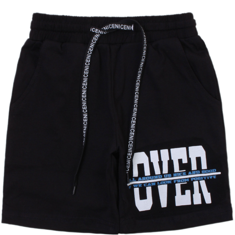 картинка БГ_ЧЗ Комплект для мальчика (футболка и шорты) 3-7 лет BONITO KIDS/OP1441(ЧЗ)/уп.5шт./меш.250шт. от BonitoKids