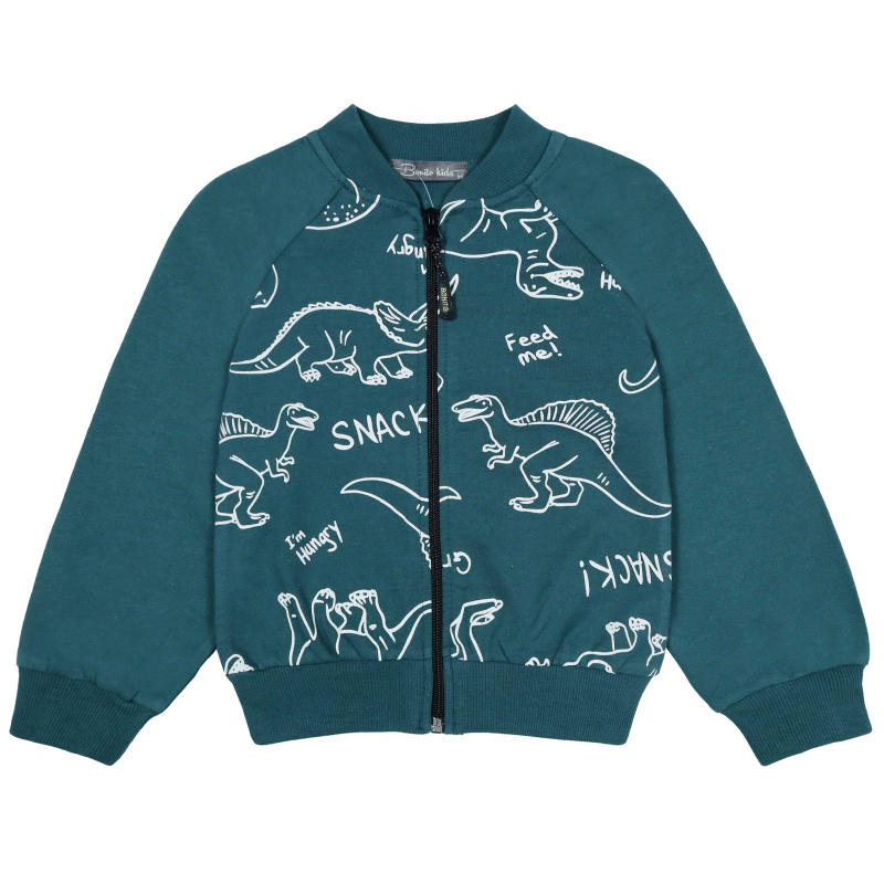 картинка БГ_ЧЗ Бомбер для мальчика 3-7 лет 100% хлопок BONITO KIDS/BK1795B(07-24)(ЧЗ)/уп.5шт./меш.300шт. от BonitoKids