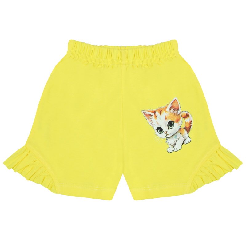 картинка БГ_ЧЗ Шорты для девочки 3-7 лет 100% хлопок BONITO KIDS/BK0103SHD(06-24)(ЧЗ)/уп.5шт./меш.800шт. от BonitoKids