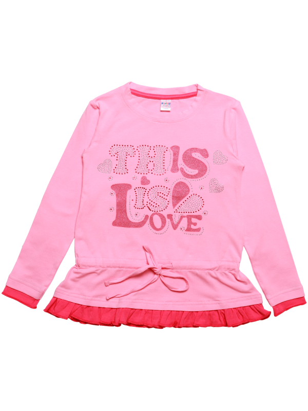 картинка ЧЗ Кофта  для девочки 5-8 лет. BONITO KIDS/OP367(ЧЗ)/уп.4шт./меш.352шт. от BonitoKids