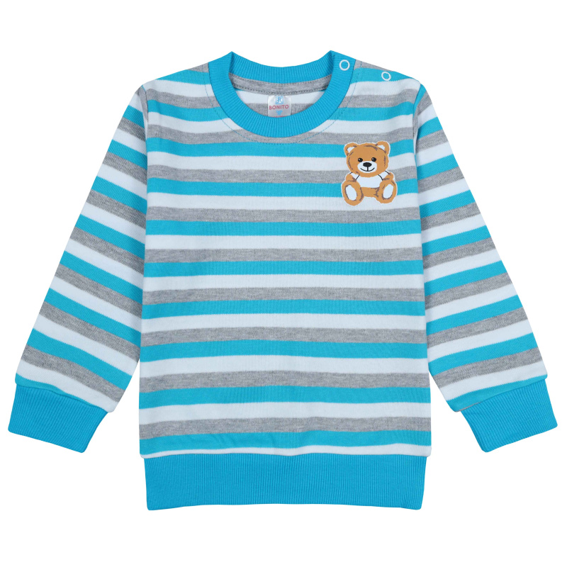 картинка БГ_ЧЗ Джемпер для мальчика 2-5 лет BONITO KIDS/BK0782DJ(05-24)(ЧЗ)/уп.4шт./меш.440шт. от BonitoKids