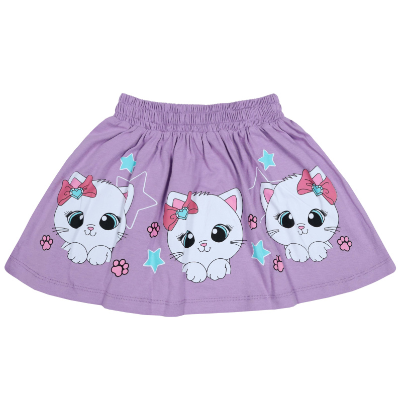 картинка КГ_БГ Юбка для девочки 3-7 лет 100% хлопок BONITO KIDS/BK1659YU(01-24)/уп.5шт./меш.600шт. от BonitoKids