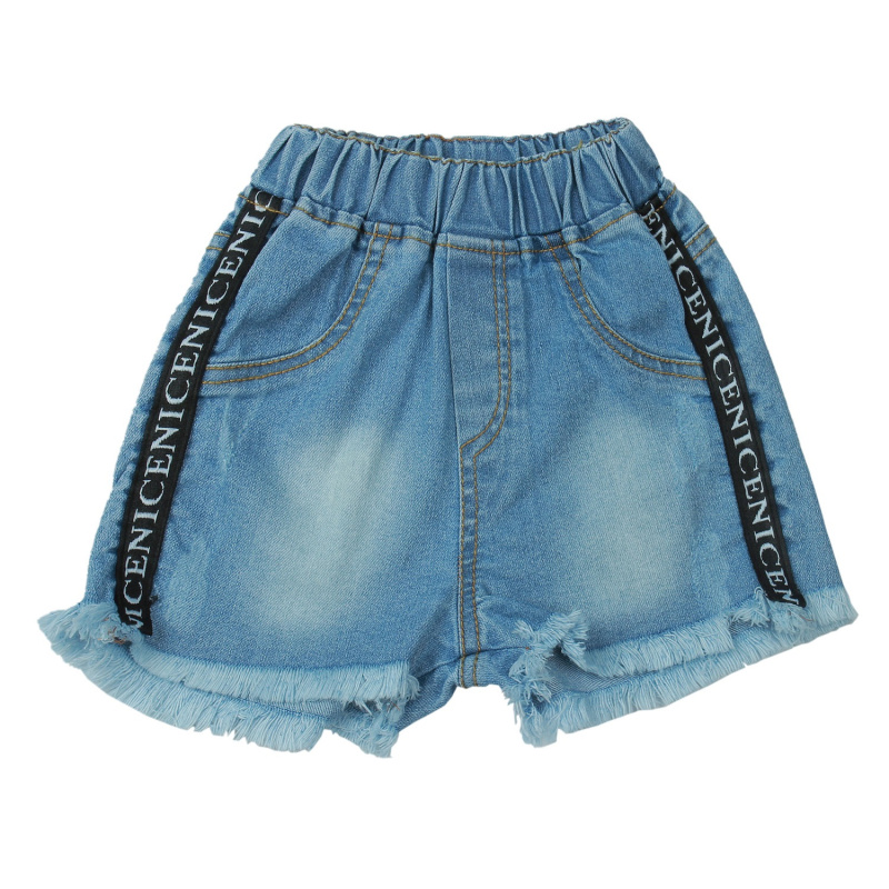 картинка ЧЗ Шорты для девочки 2-6 лет 82% хлопок, 15% пэ, 3% эластан BONITO KIDS/OP798(ЧЗ)/уп.5шт./меш.440шт. от BonitoKids