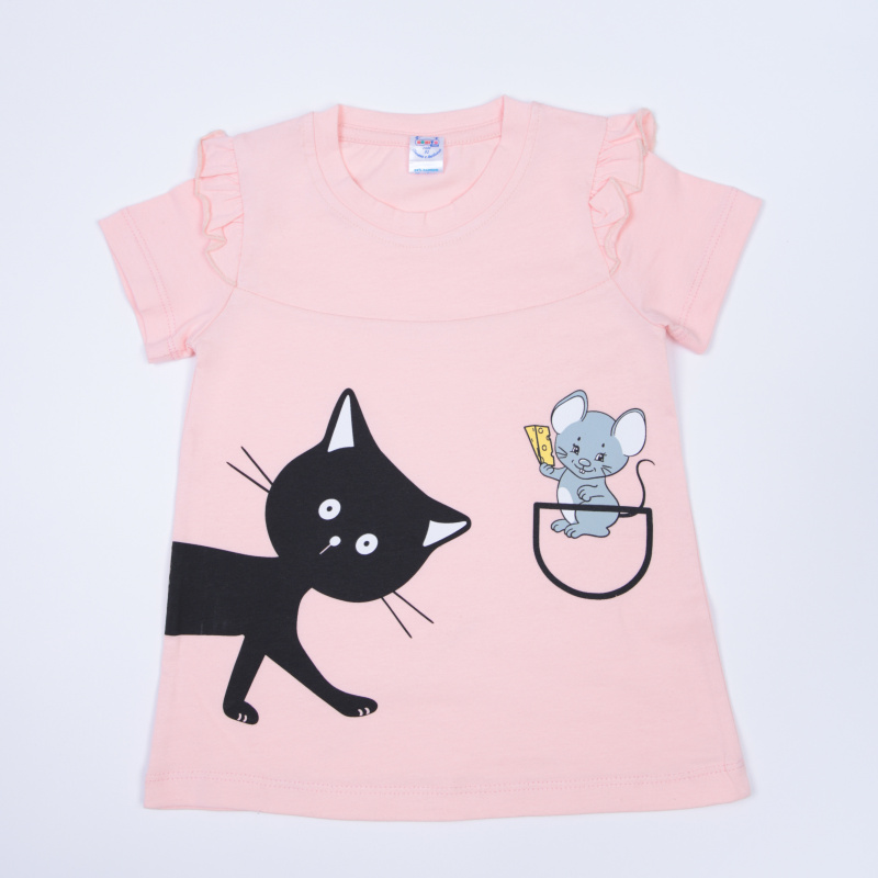 картинка БГ_ЧЗ Платье для девочки 2-6 лет, 92% хлопок, 8% лайкра BONITO KIDS/SS6051(ЧЗ)/уп.5шт./меш.500шт. от BonitoKids