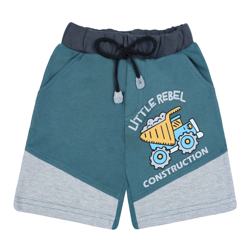 картинка БГ_ЧЗ Шорты для мальчика 2-5 лет 100% хлопок BONITO KIDS/BK1427SH(06-22)(ЧЗ)/уп.4шт./меш.500шт. от BonitoKids