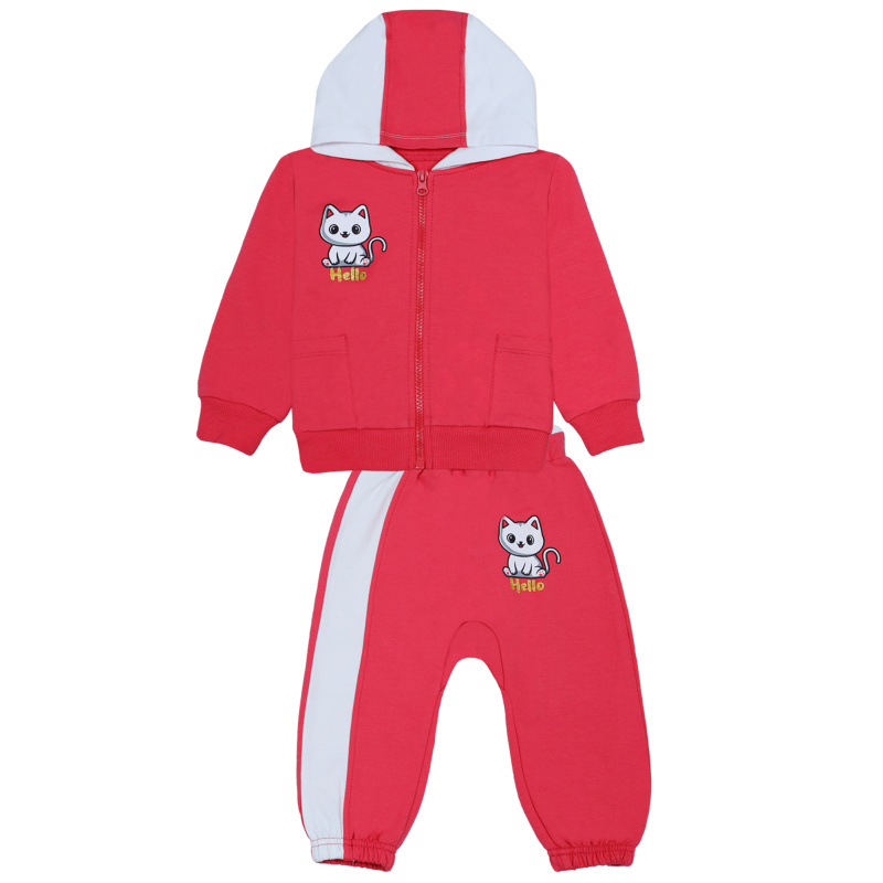 картинка БГ_ЧЗ Комплект для девочки (толстовка,брюки) 1,5-4 лет, футер 95% хб 8% лайкра, BONITO KIDS/BK1587KP(ЧЗ)/уп.4 шт./меш.168 шт. от BonitoKids