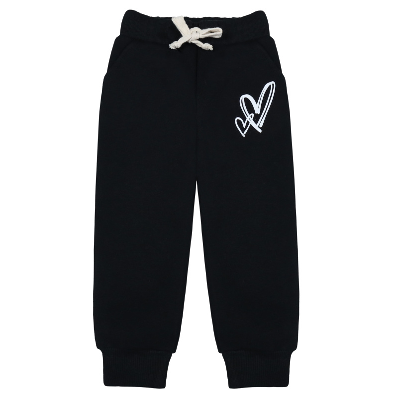 картинка БГ_ЧЗ Брюки для девочки, 8-12 лет, 85% хлопок, 15% пэ, BONITO KIDS/BK1713B(07-24)(ЧЗ)/уп.5шт./меш.105шт. от BonitoKids