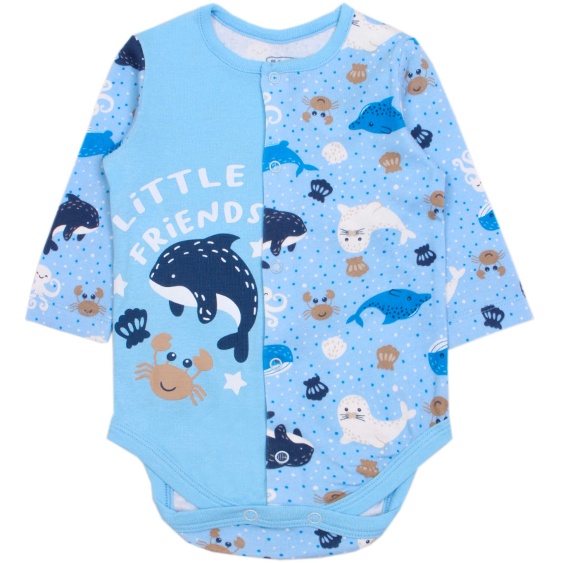 картинка БГ_ЧЗ Боди для детей 68-86 см BONITO KIDS/OP1442(ЧЗ)/уп.4шт./меш.456шт. от BonitoKids