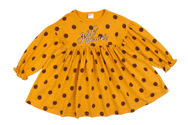 картинка ЧЗ Платье для девочки 3-7 лет 95% хлопок, 5% эластан BONITO KIDS/OP1293(ЧЗ)/уп.5шт./меш250шт. от BonitoKids