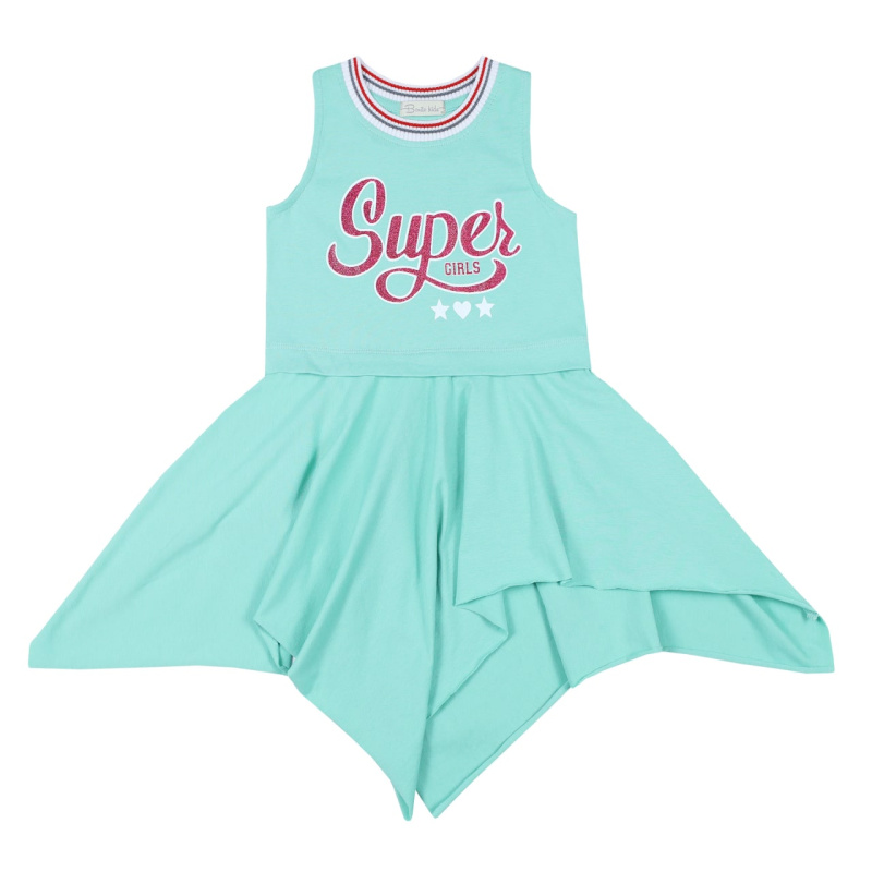 картинка БГ_ЧЗ Платье для девочки 3-7 лет 92% хлопок, 8% лайкра	BONITO KIDS/BK1565P(ЧЗ)/уп.5шт./меш.350шт. от BonitoKids