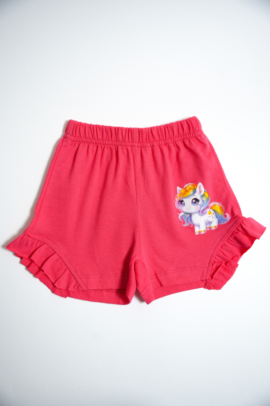 картинка БГ_ЧЗ Шорты для девочки 1,5-4 лет 100% хлопок BONITO KIDS/BK0101D(ЧЗ)/уп.4шт./меш.800шт. от BonitoKids