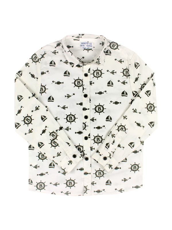 картинка КГ Рубашка поло для мальчиков 100 % х/б 6-9 лет BONITO KIDS/BK377R/уп.4шт./меш.408шт. от BonitoKids