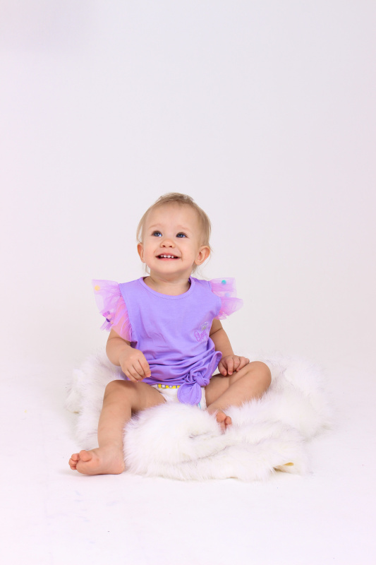 картинка БГ_ЧЗ Футболка для девочек 68-86 100% ХБ BONITO KIDS/OP1403/уп.4шт./меш.1032шт. от BonitoKids