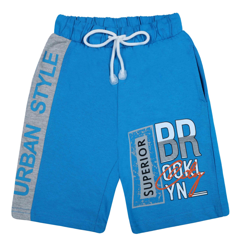 картинка ЧЗ Шорты для мальчика 3-7 лет 100% хлопок BONITO KIDS/BK1431SH(ЧЗ)/уп.5шт./меш.450шт. от BonitoKids