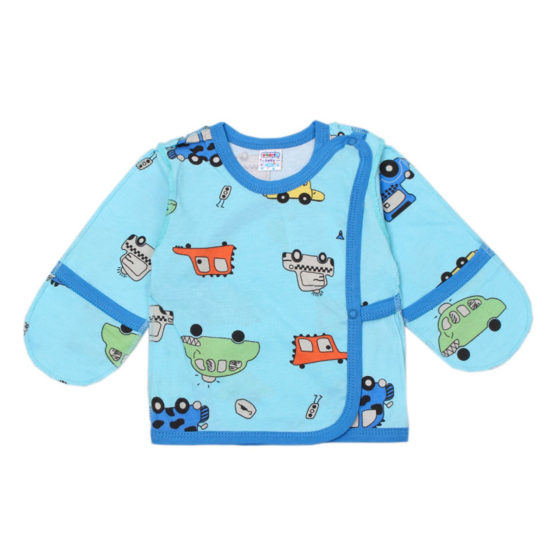 картинка ЧЗ Распашонка для новорожденных 56-62 см 100% хб BONITO KIDS/OP1372/уп.8шт./меш.880шт. от BonitoKids