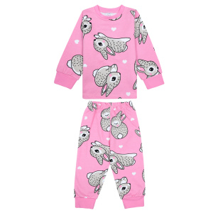 картинка БГ Пижама для девочки 2-6 лет BONITO KIDS/BK0920PJD(08-24)/уп.5шт./меш.200шт. от BonitoKids