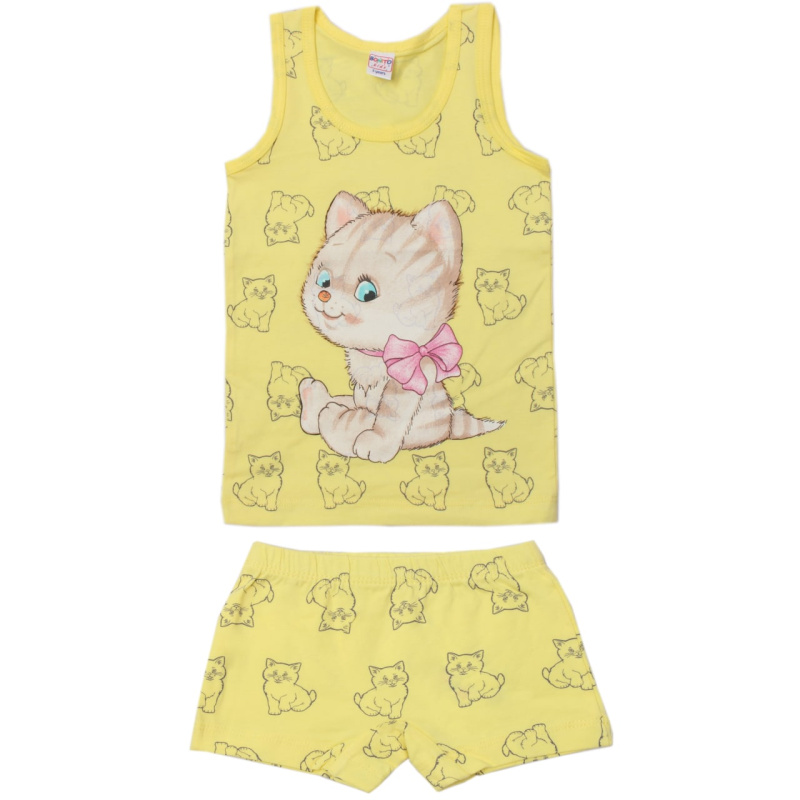 картинка Комплект для девочки  (майка,трусы) 3-7 лет BONITO KIDS/BK1681MT(01-22)/уп.5шт./меш.600шт. от BonitoKids