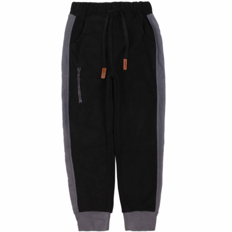 картинка ЧЗ Брюки для мальчика, 9-12 лет, 100% п/э, Флис, BONITO KIDS/OP1478(ЧЗ)/уп.4шт./меш.72шт. от BonitoKids