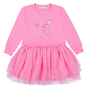 картинка Платье для девочки 2-6 лет 100% хлопок BONITO KIDS/BK0888P/уп.5шт./меш.220шт. от BonitoKids