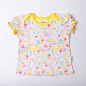 картинка Футболка для детей 68-86 см 100% хлопок BONITO KIDS/OP1869/уп.4шт./меш.960шт. от BonitoKids