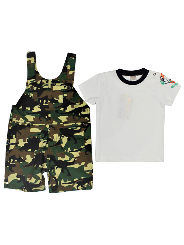 картинка КГ Комплект для мальчика (полукомб, футболка) 1-4 лет 100% х/б BONITO KIDS/BK273K/уп.4шт./меш.280шт. от BonitoKids