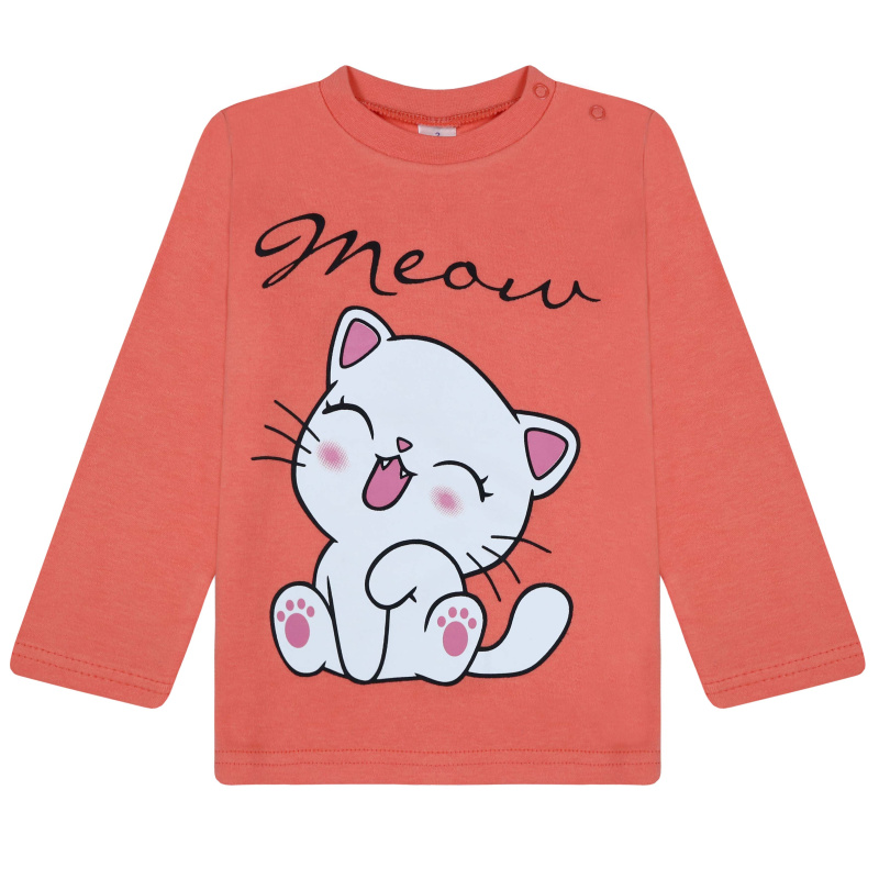 картинка БГ_ЧЗ Кофта для девочки 1,5-4 лет 100% хлопок BONITO KIDS/BK0006D(08-25)(ЧЗ)/уп.4шт./меш.500шт. от BonitoKids