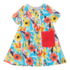 картинка БГ Платье для девочки, 3-7 лет NEW, 100% х/б, уп.5шт./меш.500шт./BONITO KIDS от BonitoKids