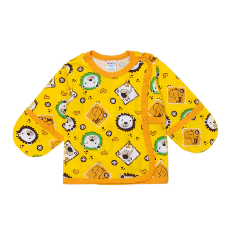 картинка ЧЗ Распашонка для новорожденных 56-62 см 100% хб BONITO KIDS/OP1372/уп.8шт./меш.880шт. от BonitoKids