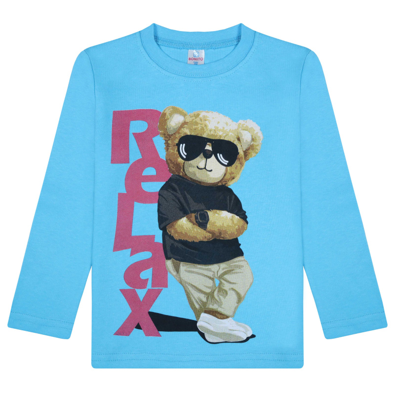 картинка БГ Кофта для мальчика 4-8 лет BONITO KIDS/BK0467M(01-23)/уп.5шт./меш.400шт. от BonitoKids