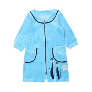 картинка Халат для девочки 8-12 лет 80% хлопок, 20% п/э BONITO KIDS/OP1099/уп.5 шт./меш.120шт. от BonitoKids