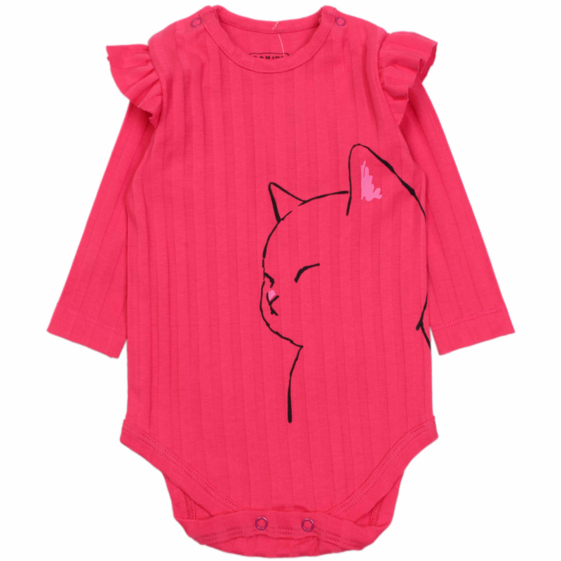 картинка ЧЗ Боди для девочки, 62-86,cm 100% Хб  BONITO KIDS/OP1723/уп.5 шт./меш.480 шт. от BonitoKids