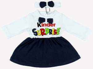 картинка КГ Платье для девочки 68-86 см 100% хлопок BONITO KIDS/уп.4шт/меш.480шт от BonitoKids